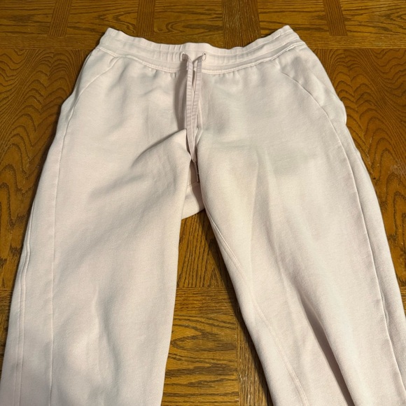 Lululemon Scuba High-Rise Jogger Fleece 28" Pink Mist Sz 12 W5CVAS Cotton Terry - Picture 3 of 15